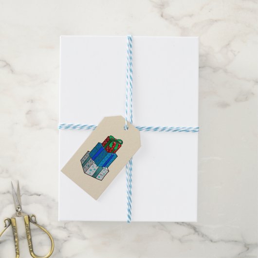 Weihnachtsgeschenke Geschenkanhänger (Mit Garn)