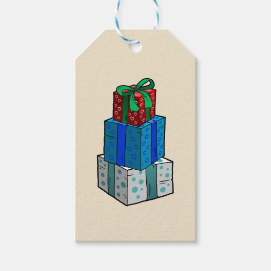 Weihnachtsgeschenke Geschenkanhänger (Vorderseite)