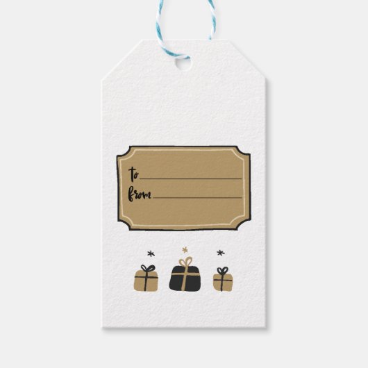 Weihnachtsgeschenke Geschenkanhänger (Vorderseite)