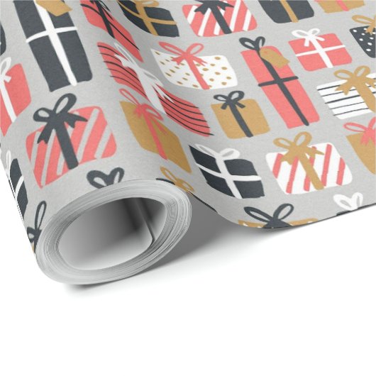 Weihnachtsgeschenke Geschenkpapier (Rolleneckpunkt)