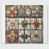 Weihnachtsgeschenke Geschenkpapier (Flach)
