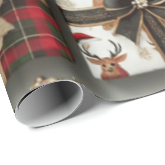 Weihnachtsgeschenke Geschenkpapier (Rolleneckpunkt)