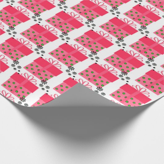 Weihnachtsgeschenke Geschenkpapier (Ecke)