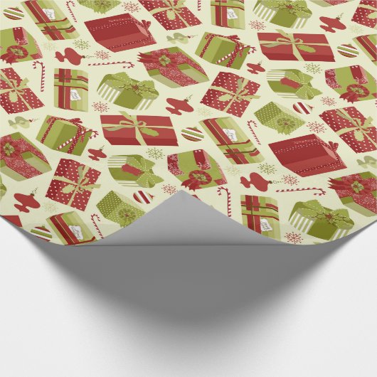 Weihnachtsgeschenke Geschenkpapier (Ecke)