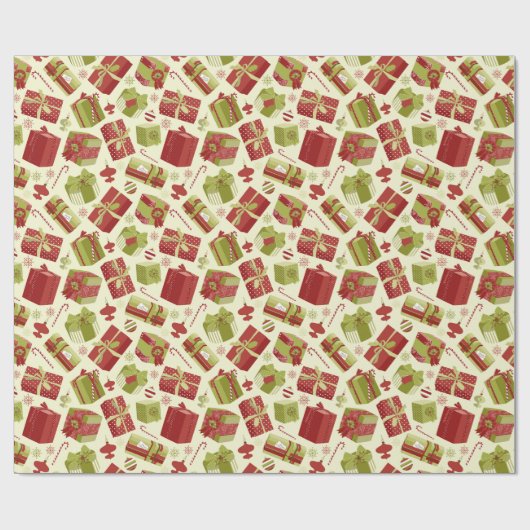 Weihnachtsgeschenke Geschenkpapier (Flach)