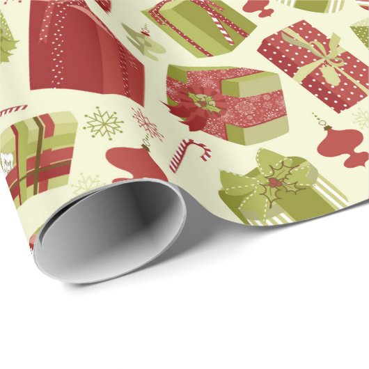 Weihnachtsgeschenke Geschenkpapier (Rolleneckpunkt)
