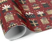 Weihnachtsgeschenke Geschenkpapier (Rolleneckpunkt)