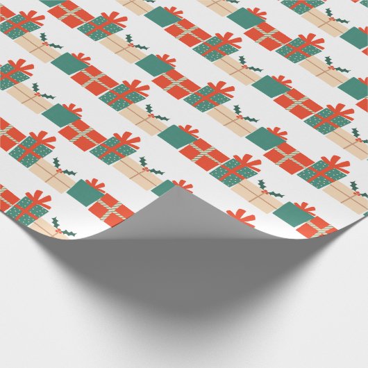Weihnachtsgeschenke Geschenkpapier (Ecke)