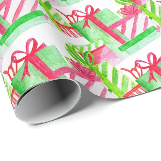 Weihnachtsgeschenke Geschenkpapier (Rolleneckpunkt)