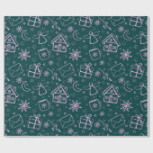 Weihnachtsgeschenke Geschenkpapier (Flach)