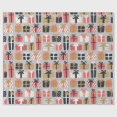 Weihnachtsgeschenke Geschenkpapier (Flach)
