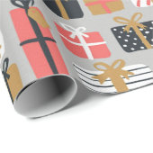 Weihnachtsgeschenke Geschenkpapier (Rolleneckpunkt)