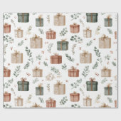 Weihnachtsgeschenke Geschenkpapier (Flach)