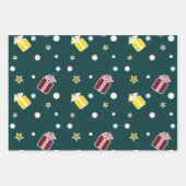 Weihnachtsgeschenke Geschenkpapier Set (Vorderseite 3)