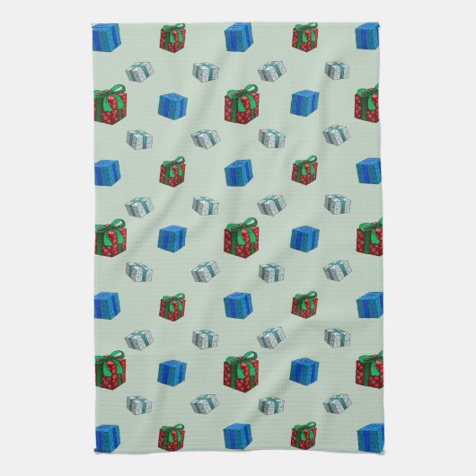 Weihnachtsgeschenke Geschirrtuch (Vertikal)