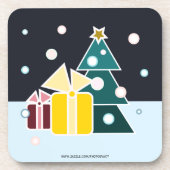 Weihnachtsgeschenke Getränkeuntersetzer (Vorderseite)