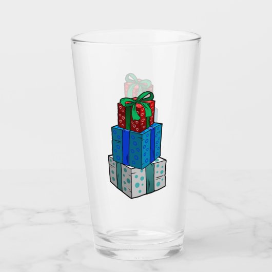 Weihnachtsgeschenke Glas (Vorderseite)