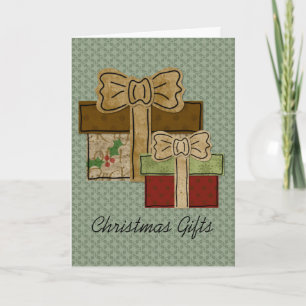 Weihnachtsgeschenke Grußkarte Feiertagskarte