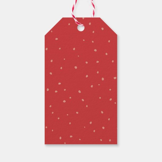 Weihnachtsgeschenke - hässlicher Pullover Geschenkanhänger (Rückseite)