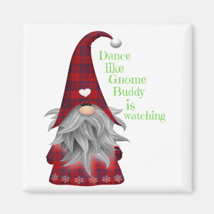 Weihnachtsgeschenke Ideen Gnome Buddy beobachtet T Magnet