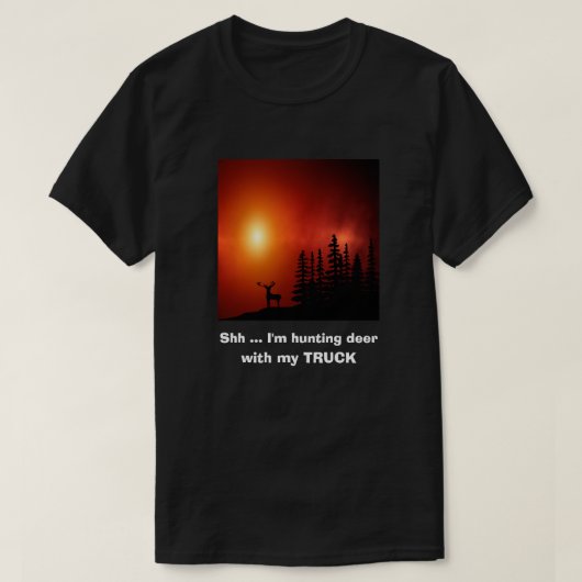 Weihnachtsgeschenke Ideen JAGEN MIT MEINEM LKW! C T-Shirt (Design vorne)