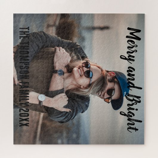 Weihnachtsgeschenke im Foto - fröhlich und hell Puzzle (Horizontal)