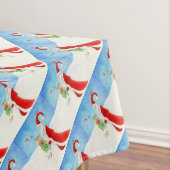 Weihnachtsgeschenke in der Schneekunst Tischdecke (Beispiel)