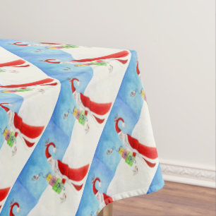 Weihnachtsgeschenke in der Schneekunst Tischdecke