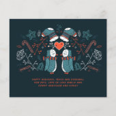 Weihnachtsgeschenke in Hygge Skandinavische Folklo (Vorderseite)