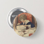 Weihnachtsgeschenke, Jessie Willcox Smith Button (Vorne & Hinten)