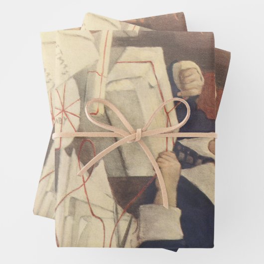 Weihnachtsgeschenke, Jessie Willcox Smith Geschenkpapier Set (Beispiel)