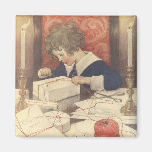 Weihnachtsgeschenke, Jessie Willcox Smith Magnet