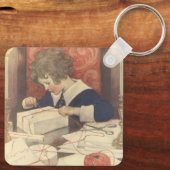 Weihnachtsgeschenke, Jessie Willcox Smith Schlüsselanhänger (Rückseite)