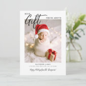 Weihnachtsgeschenke Kalligrafie Modernes Niedliche Ankündigung (Stehend Vorderseite)