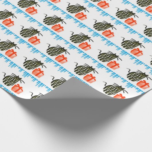 Weihnachtsgeschenke, Kätzchen und Geschenke Geschenkpapier (Ecke)