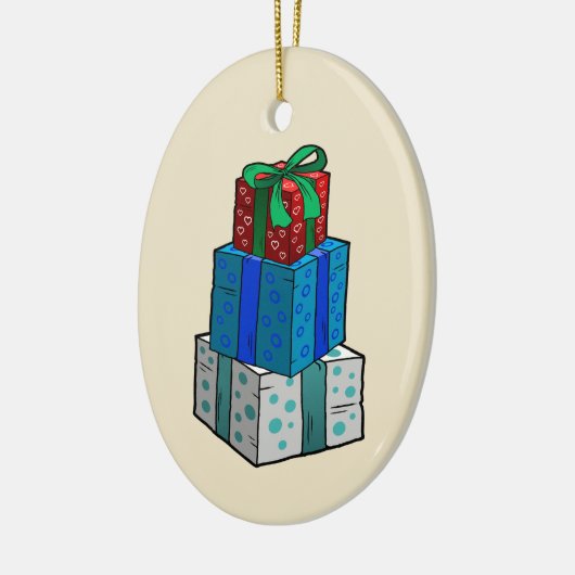 Weihnachtsgeschenke Keramik Ornament (Links)