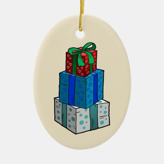 Weihnachtsgeschenke Keramik Ornament (Vorne)