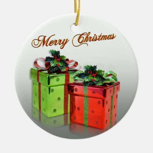 Weihnachtsgeschenke Keramik Ornament (Vorne)