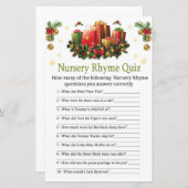 Weihnachtsgeschenke Kinderzimmer Rhyme Quiz Babydu (Vorne/Hinten)