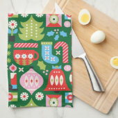 Weihnachtsgeschenke Küchentücher (Viertel Falte)