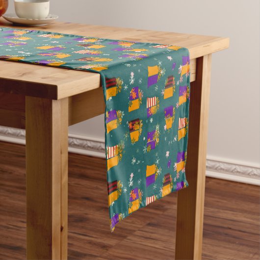 Weihnachtsgeschenke Kurzer Tischläufer (Beispiel)