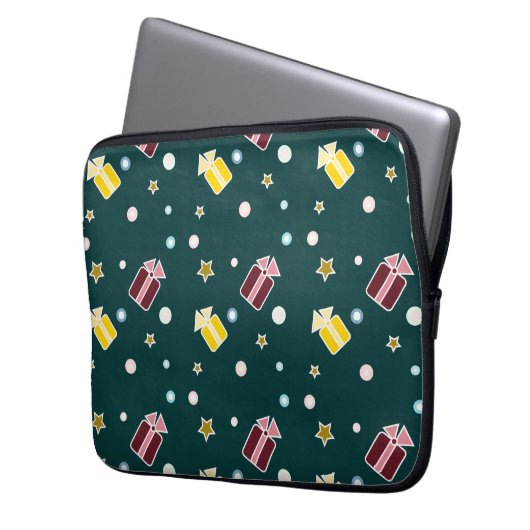 Weihnachtsgeschenke Laptopschutzhülle (Vorderseite Links)