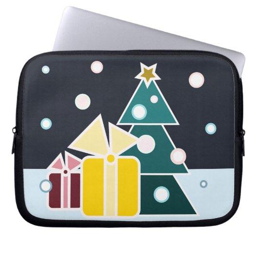 Weihnachtsgeschenke Laptopschutzhülle (Vorderseite)
