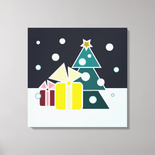 Weihnachtsgeschenke Leinwanddruck
