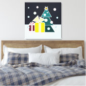 Weihnachtsgeschenke Leinwanddruck (Insitu (Schlafzimmer))