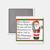 Weihnachtsgeschenke Magnet (Vorderseite/Rückseite)