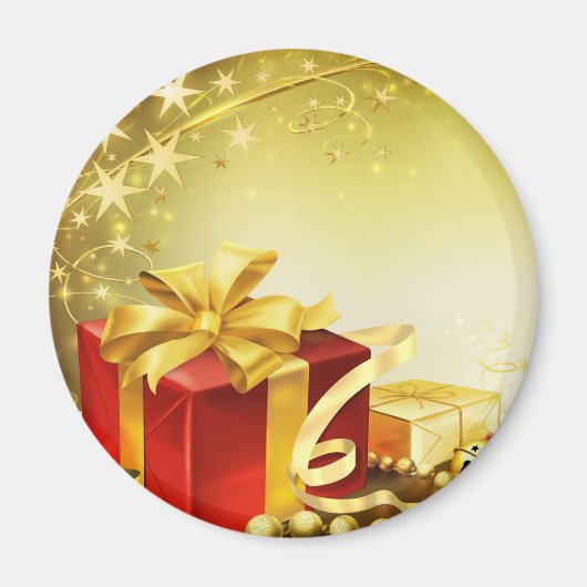Weihnachtsgeschenke Magnet (Vorne)