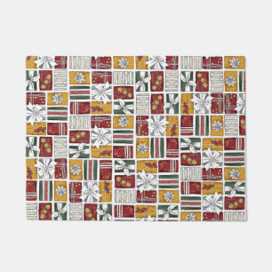 Weihnachtsgeschenke mit Bow Fußmatte