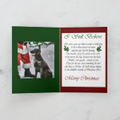 Weihnachtsgeschenke mit Flachbildschirm Feiertagskarte (Innenseite)