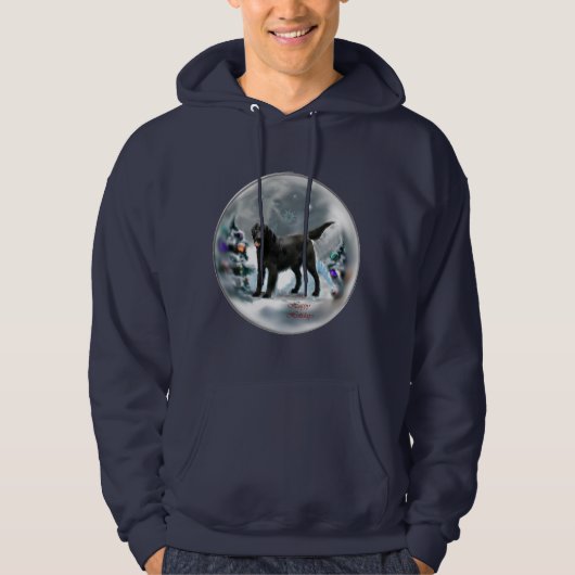 Weihnachtsgeschenke mit Flachbildschirm Hoodie (Vorderseite)